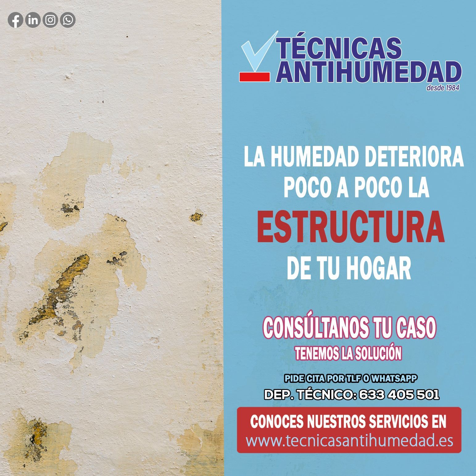 deterioro de edificios por humedad